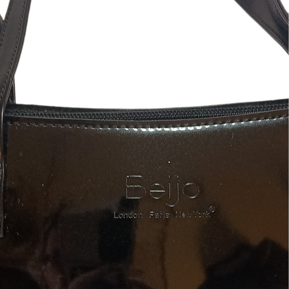 Beijo Black patent purse SKUW36 - Picture 7 of 13